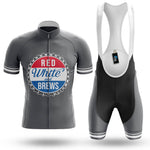 Red White and Brew - Men's Cycling Kit-Full Set-Global Cycling Gear