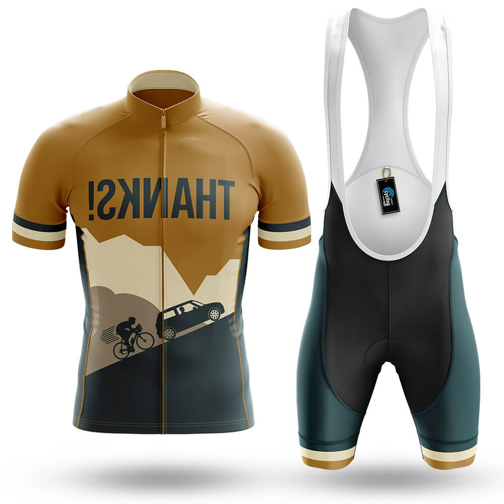 Don't Run Me Over V8 Retro - Men's Cycling Kit-Full Set-Global Cycling Gear