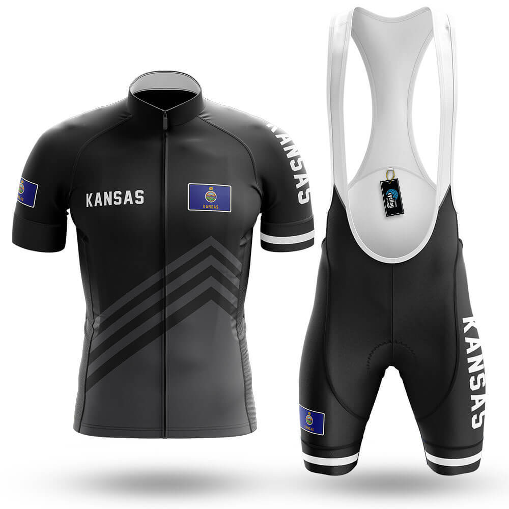 Kansas S4 Black - Men's Cycling Kit-Full Set-Global Cycling Gear
