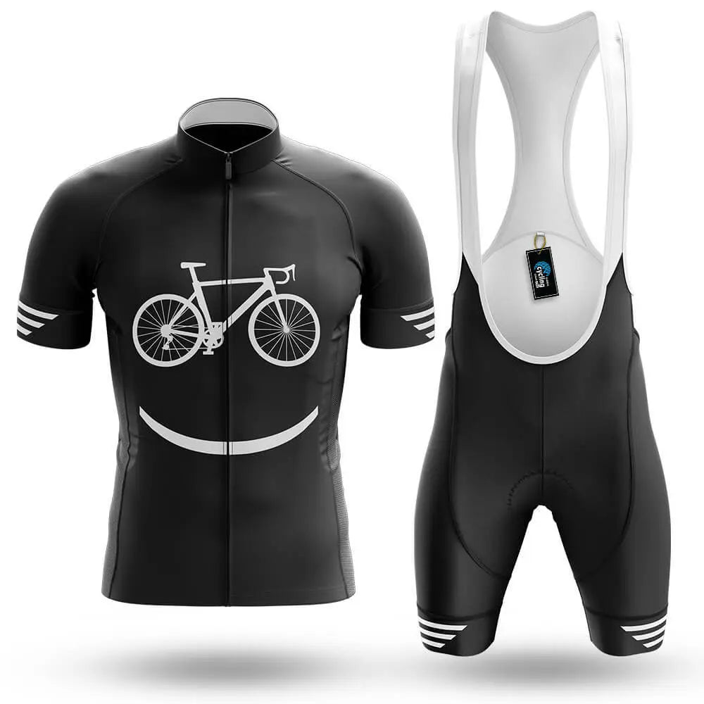 Bike Smiley Face - Men's Cycling Kit-Full Set-Global Cycling Gear