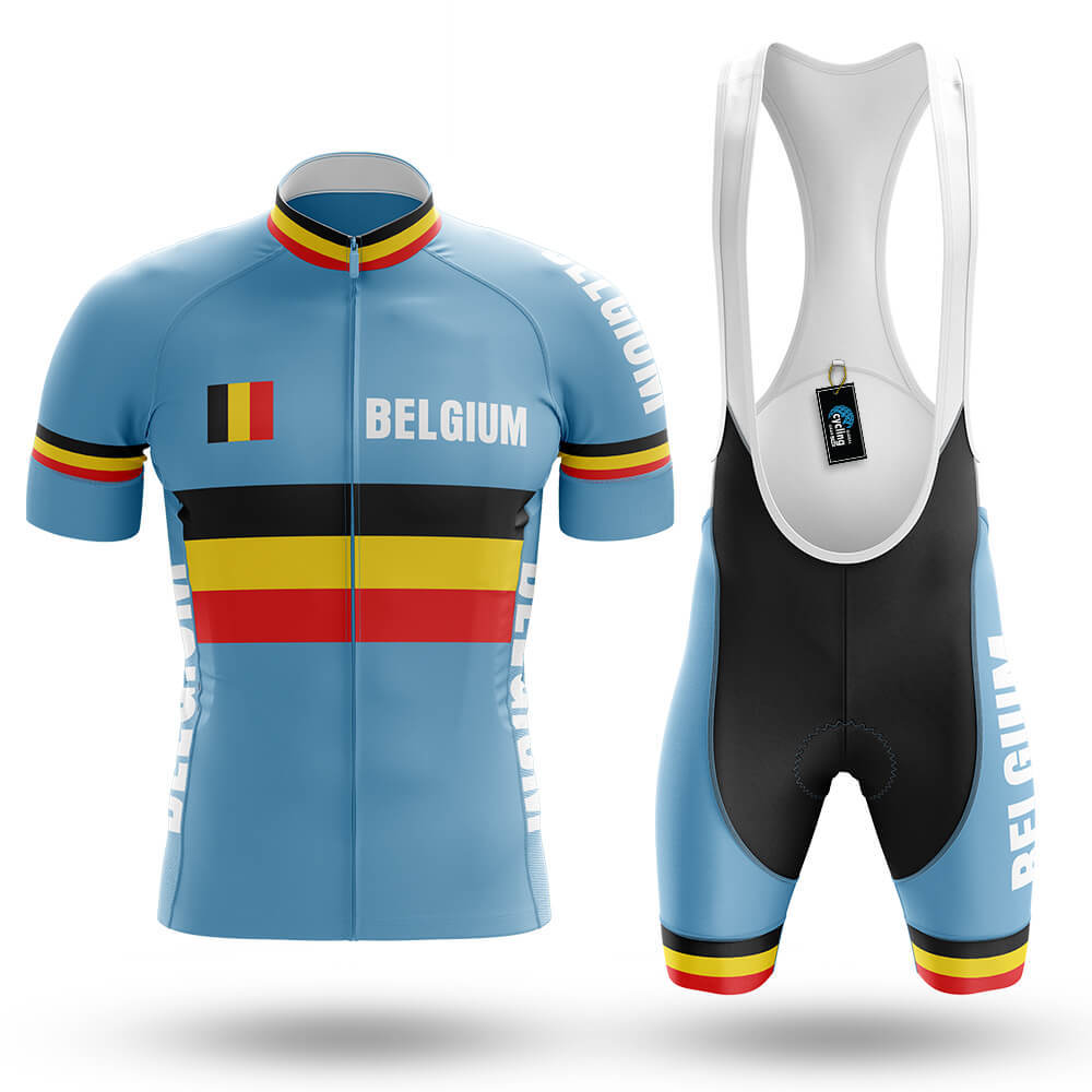 Belgium Flag - Men's Cycling Kit-Full Set-Global Cycling Gear