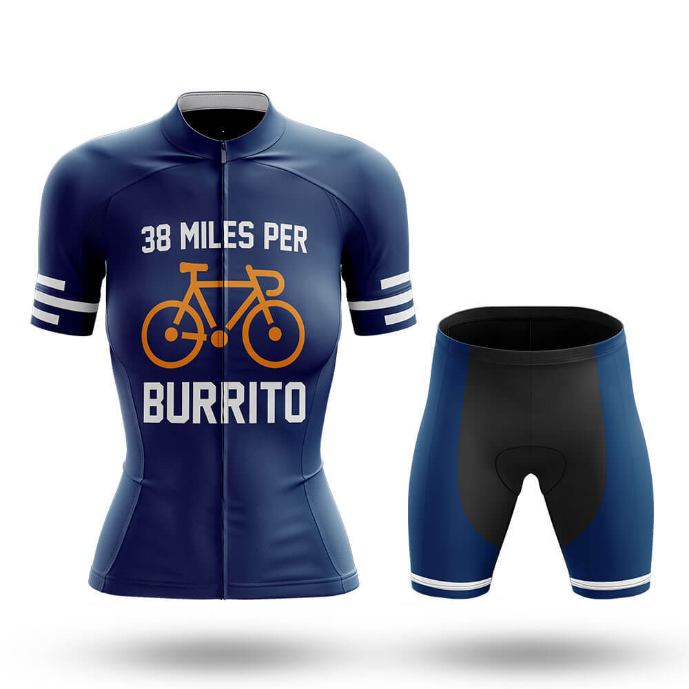 38 Miles - Navy - Women - Cycling Kit-Full Set-Global Cycling Gear