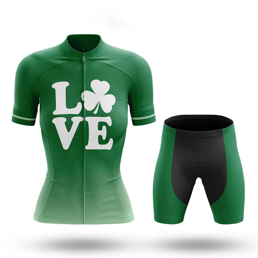 Shamrock Love - Women's Cycling Kit-Full Set-Global Cycling Gear