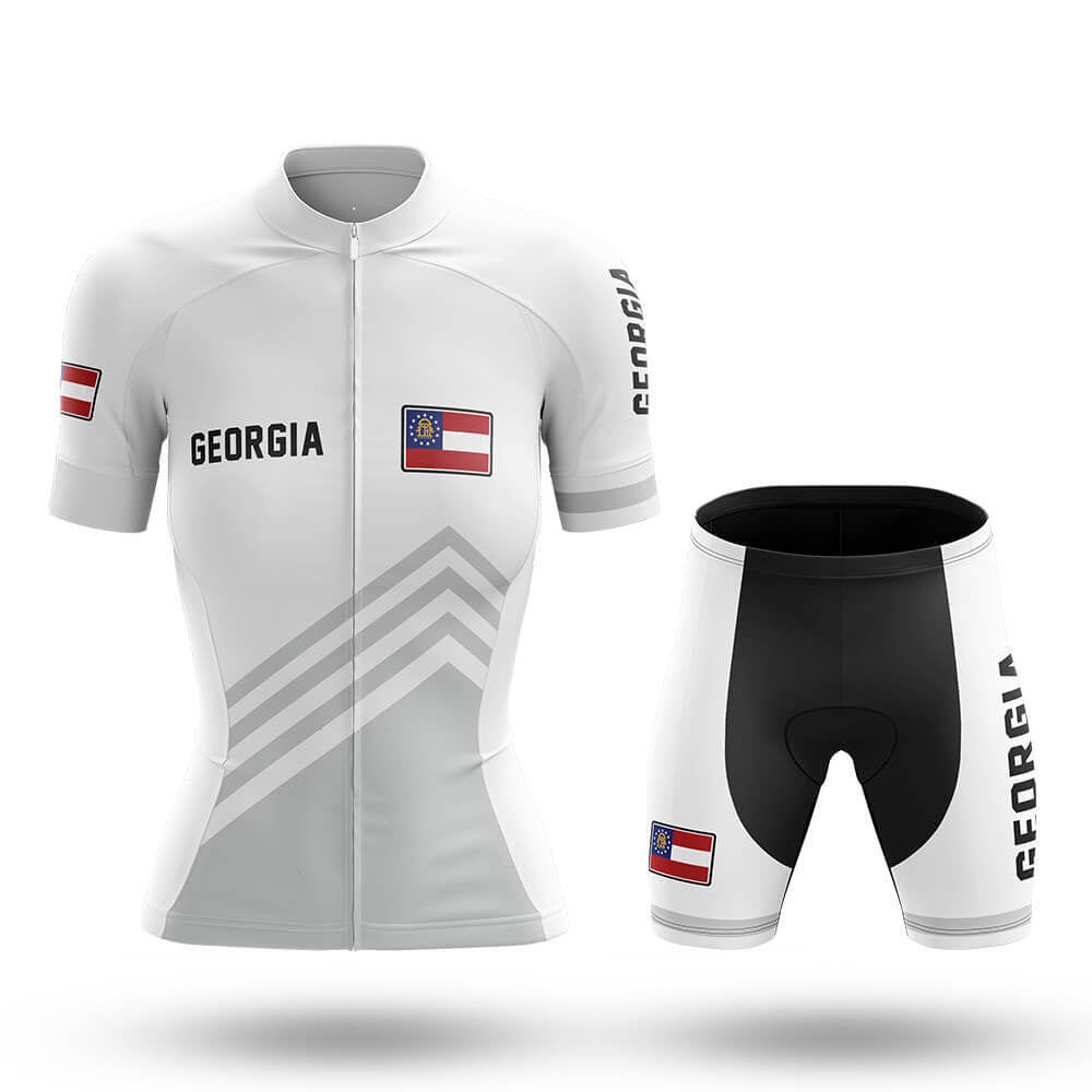 Georgia S4 White - Women - Cycling Kit-Full Set-Global Cycling Gear