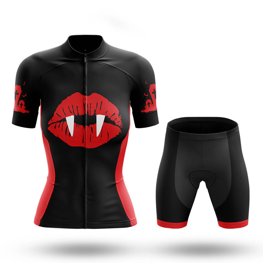 Vampire Lips - Women's Cycling Kit-Full Set-Global Cycling Gear