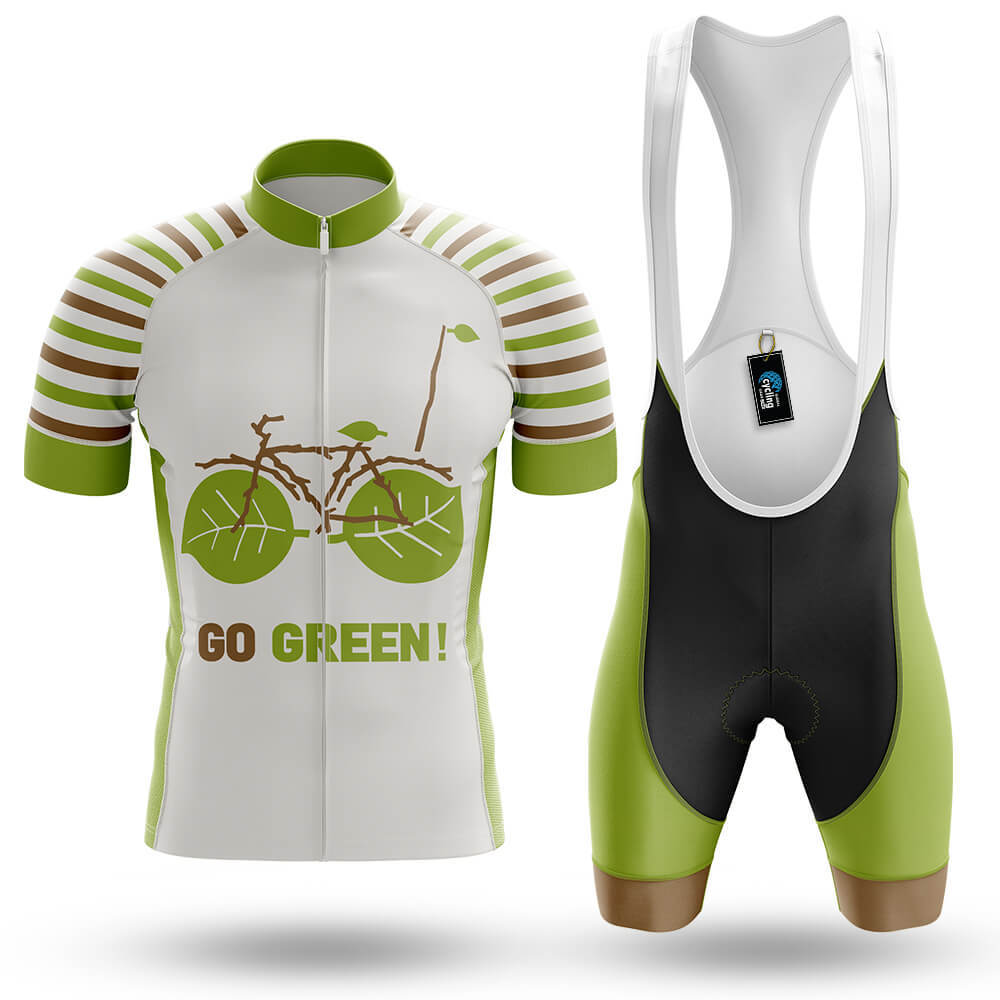 Go Green - Men's Cycling Kit-Full Set-Global Cycling Gear