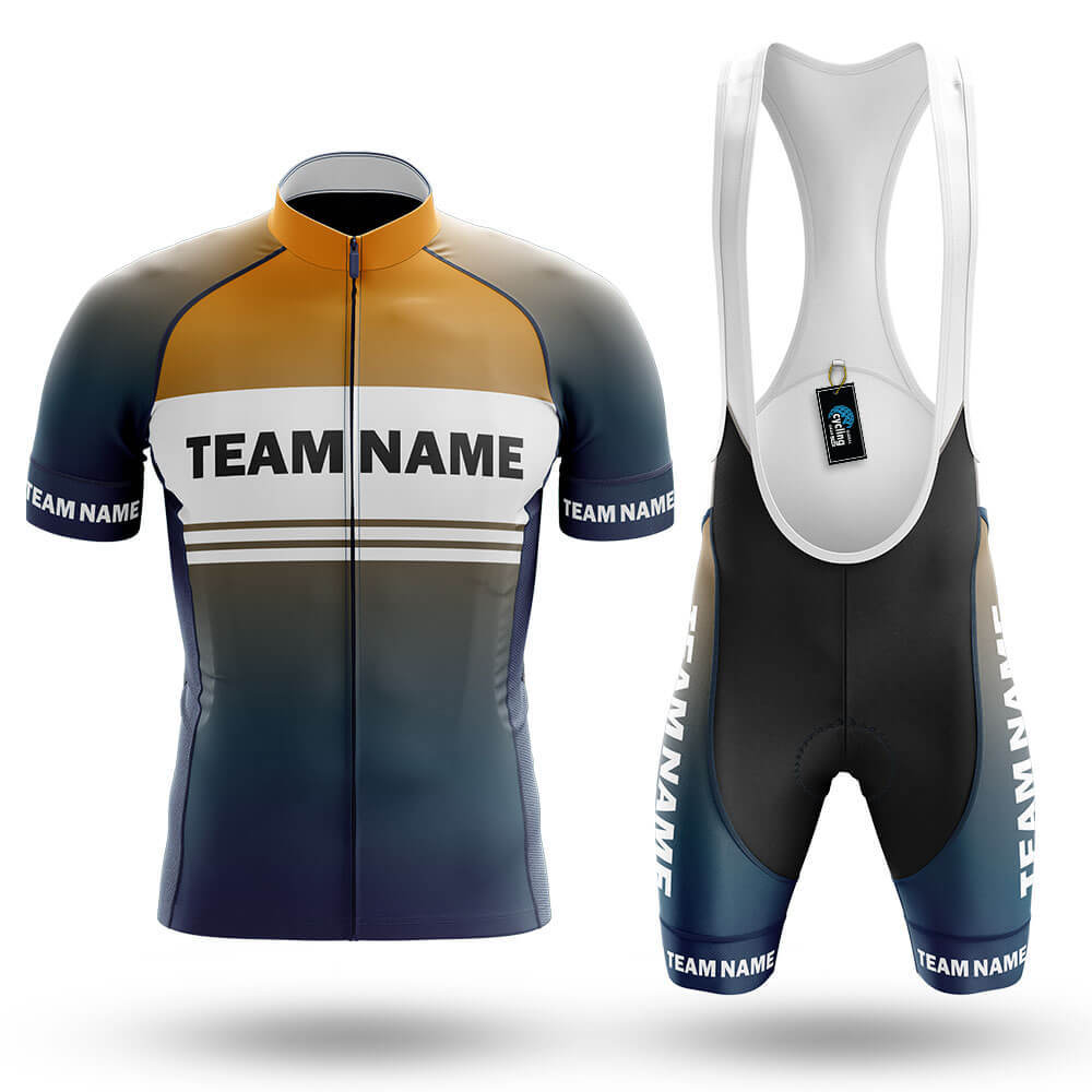 Custom Team Name S2 Yellow - Men's Cycling Kit-Full Set-Global Cycling Gear