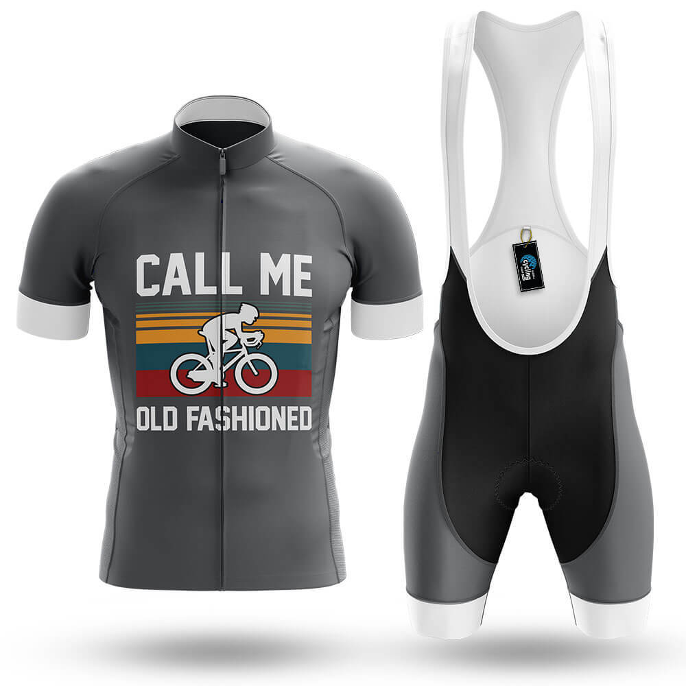 Old Fashioned V2 - Grey - Men's Cycling Kit-Full Set-Global Cycling Gear