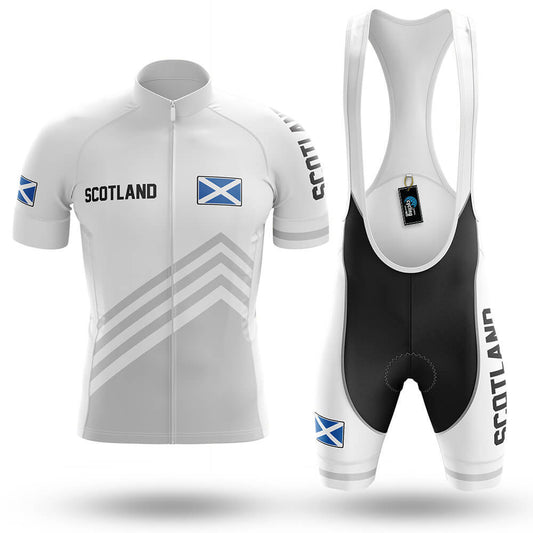 Scotland S5 White - Men's Cycling Kit-Full Set-Global Cycling Gear