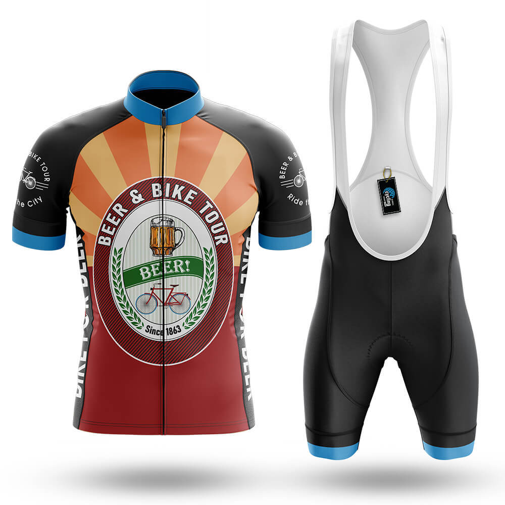 Beer Bike Tour - Men's Cycling Kit-Full Set-Global Cycling Gear