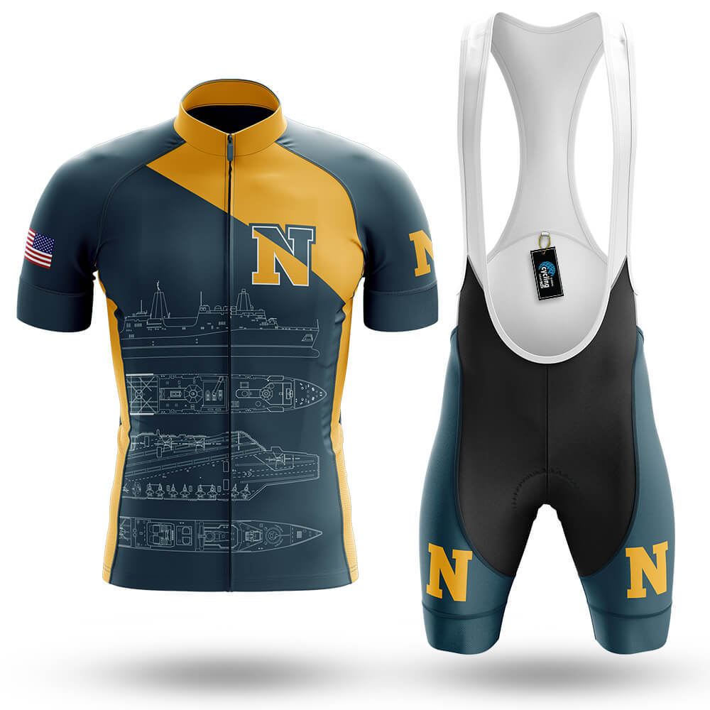 U.S. Navy Schematic - Men's Cycling Kit - Global Cycling Gear