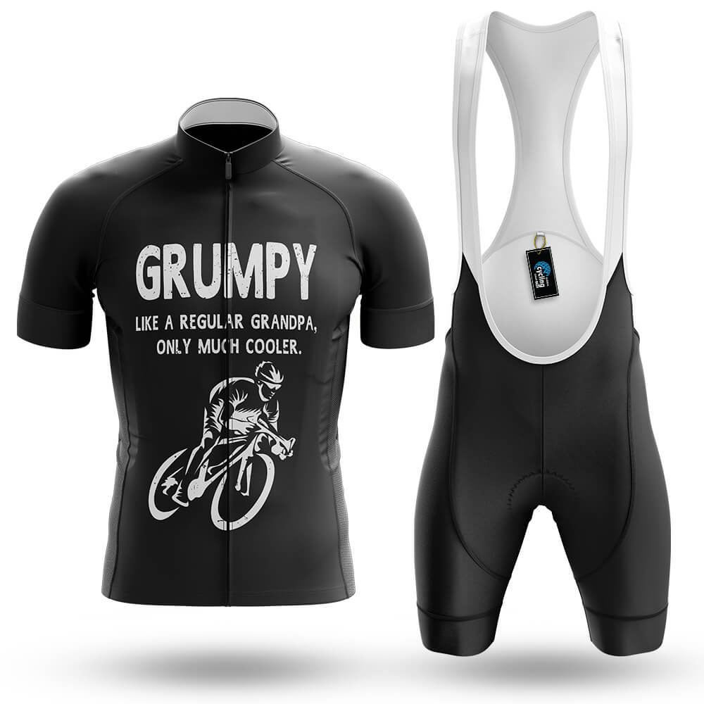 Grumpy But Cooler - Men's Cycling Kit-Full Set-Global Cycling Gear