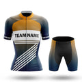 Custom Team Name S3 Yellow - Women's Cycling Kit-Full Set-Global Cycling Gear