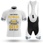 I'm Into Fitness - White - Men's Cycling Kit-Full Set-Global Cycling Gear