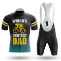 World's Okayest Dad - Men's Cycling Kit-Full Set-Global Cycling Gear