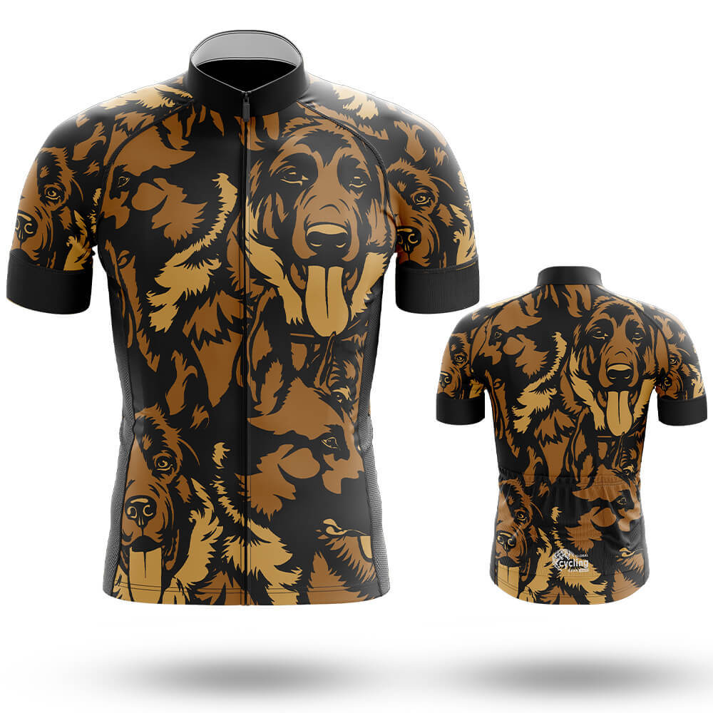 German Shepherd - Men's Cycling Kit-Short Sleeve Jersey-Global Cycling Gear