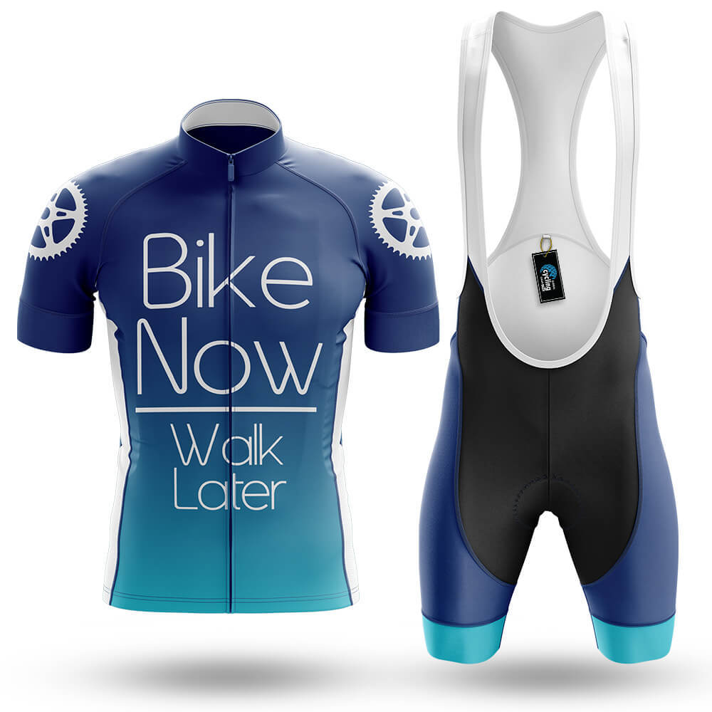 Bike Now Walk Later - Men's Cycling Kit-Full Set-Global Cycling Gear