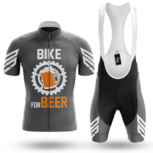 Bike For Beer V3 - Grey - Men's Cycling Kit-Full Set-Global Cycling Gear