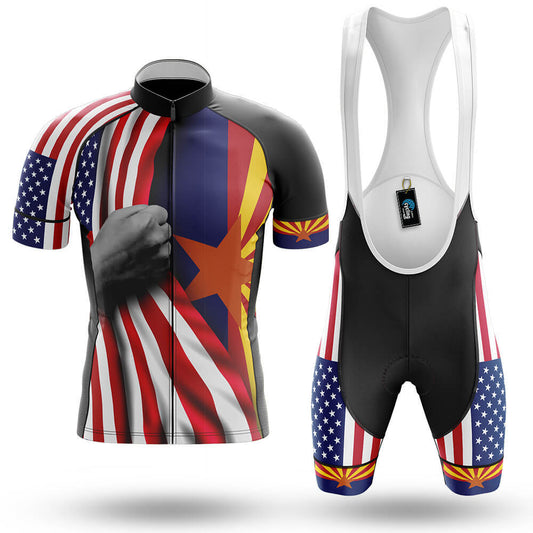 American Flag - Arizona - Men's Cycling Kit-Full Set-Global Cycling Gear
