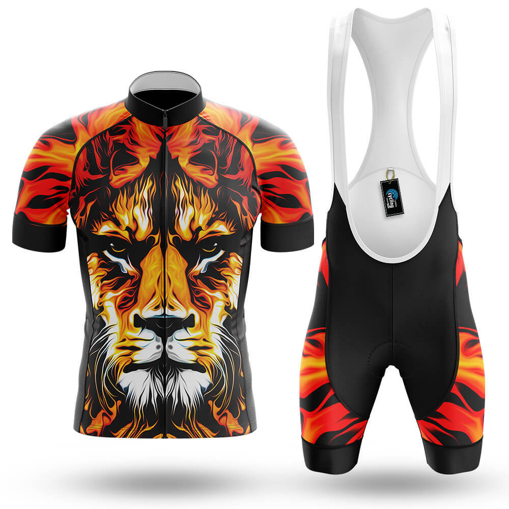 Fire Lion - Men's Cycling Kit-Full Set-Global Cycling Gear