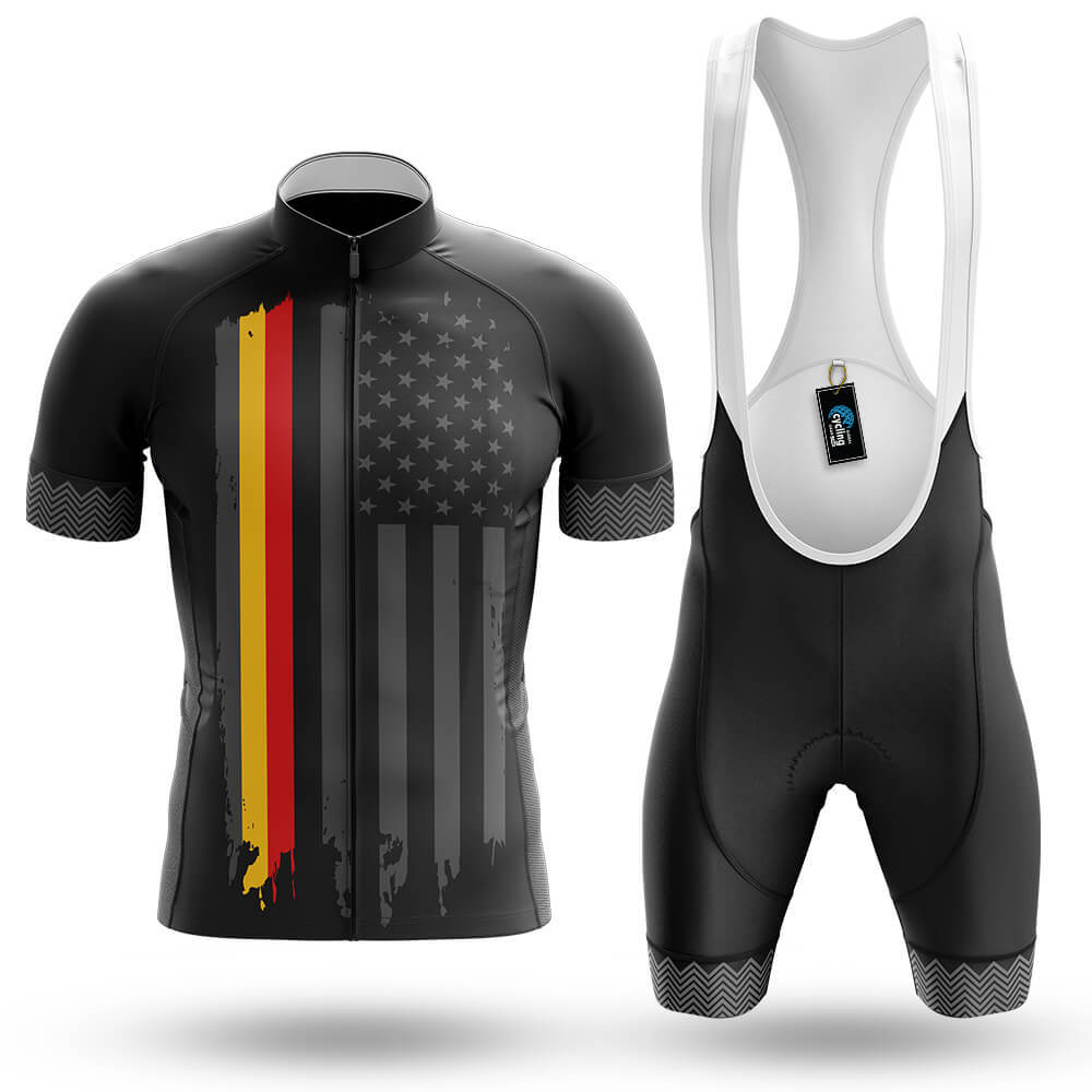 German - American Flag - Men's Cycling Kit-Full Set-Global Cycling Gear