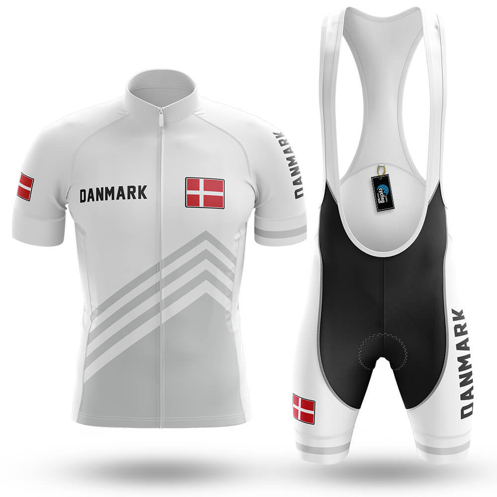 Danmark S5 White - Men's Cycling Kit-Full Set-Global Cycling Gear