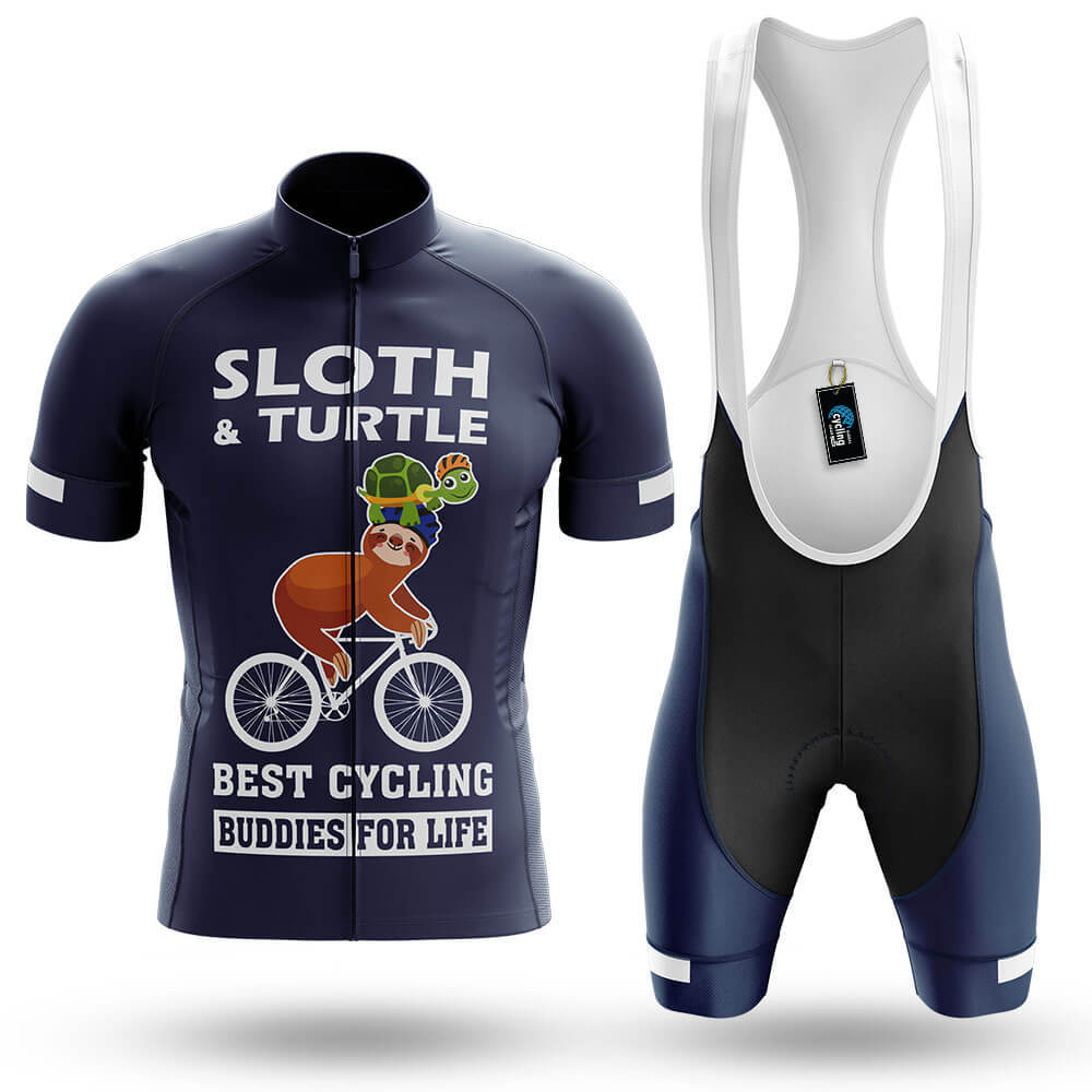 Sloth And Turtle V2 - Men's Cycling Kit-Full Set-Global Cycling Gear