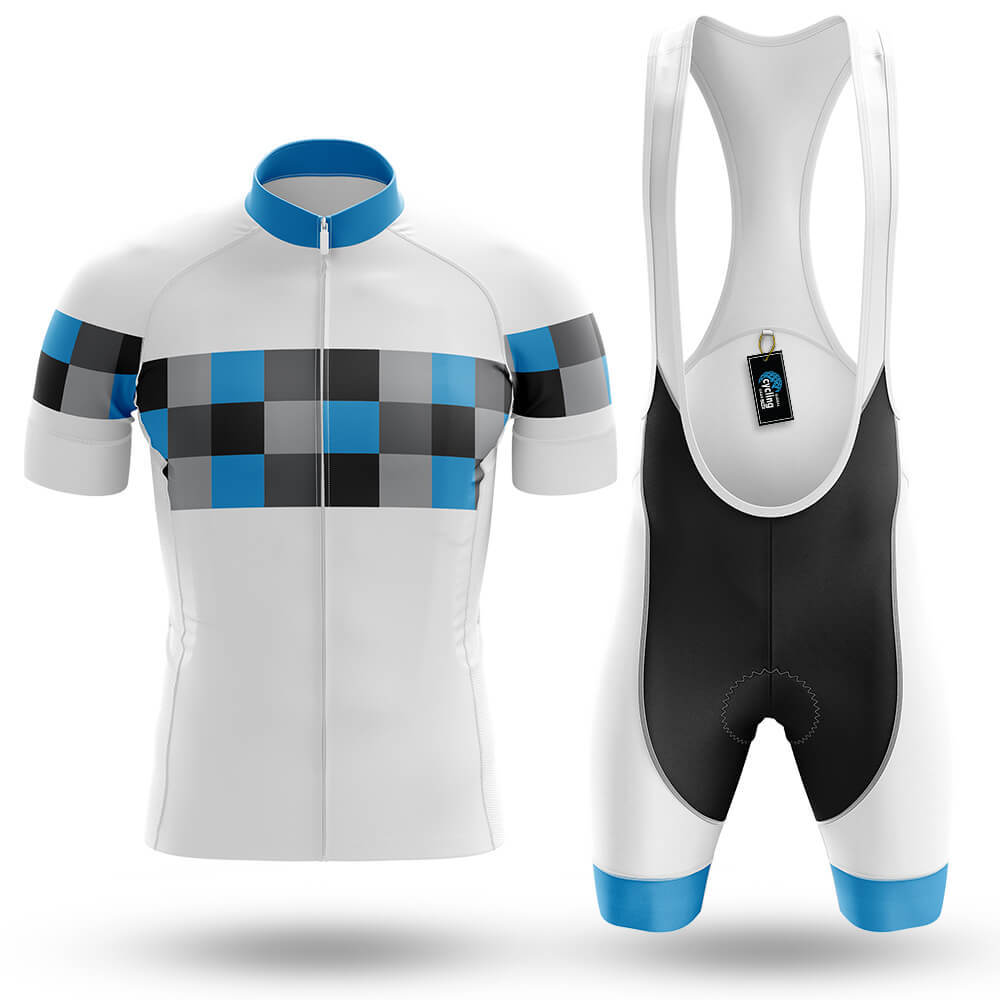 Squares - Men's Cycling Kit-Full Set-Global Cycling Gear