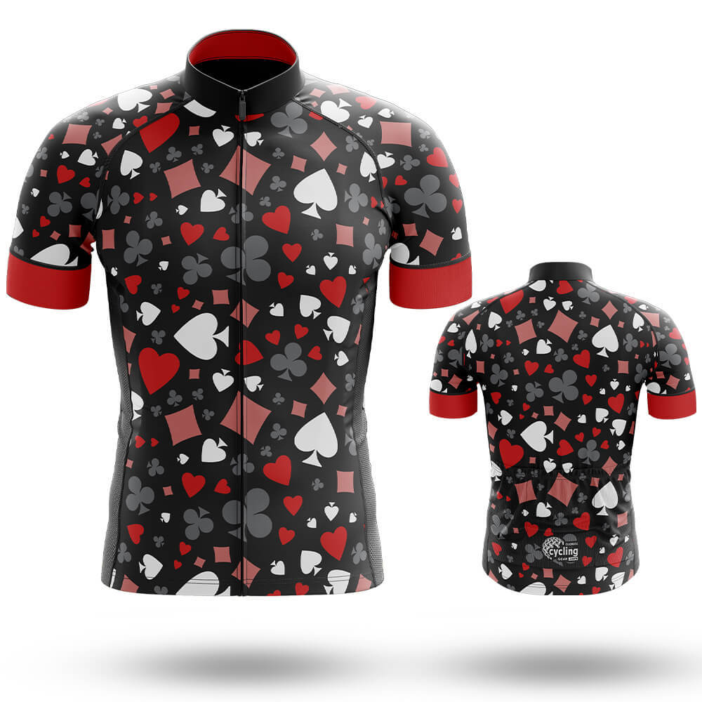 Poker Sign - Men's Cycling Kit-Short Sleeve Jersey-Global Cycling Gear