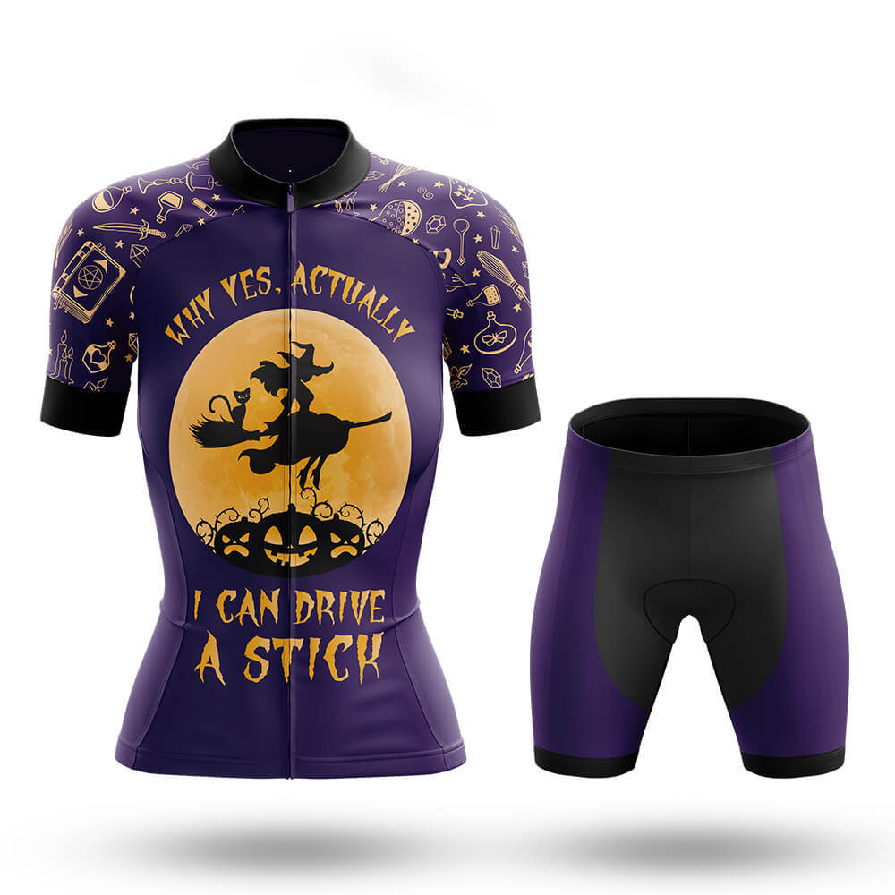 Drive A Stick - Women's Cycling Kit-Full Set-Global Cycling Gear