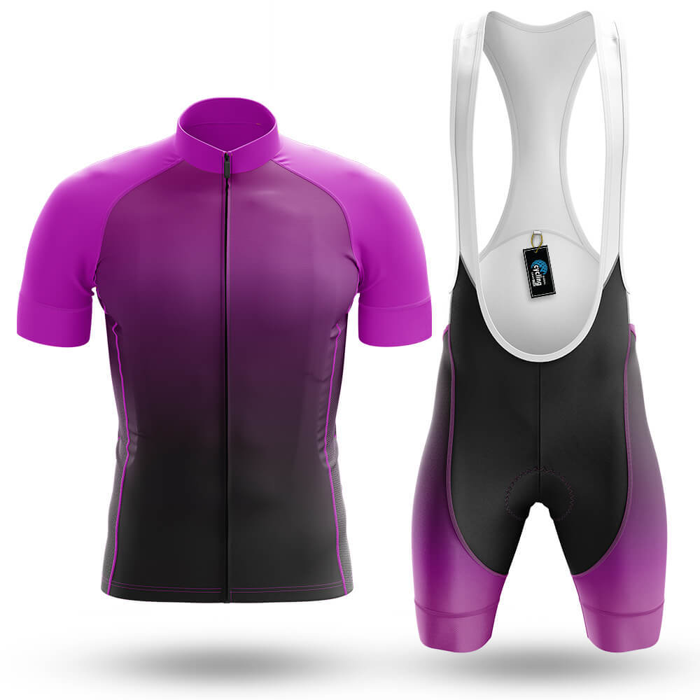 Violet Gradient - Men's Cycling Kit-Full Set-Global Cycling Gear