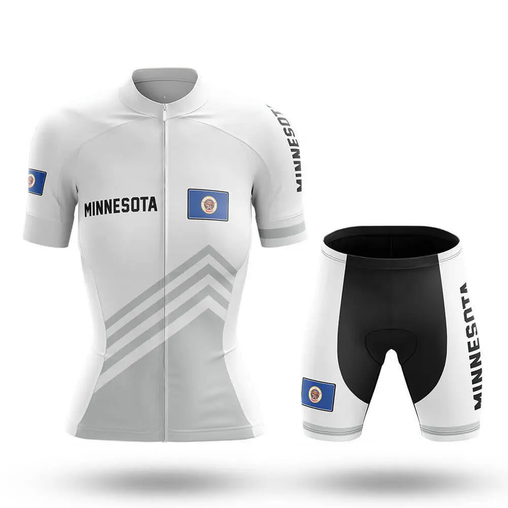 Minnesota S4 White - Women - Cycling Kit-Full Set-Global Cycling Gear