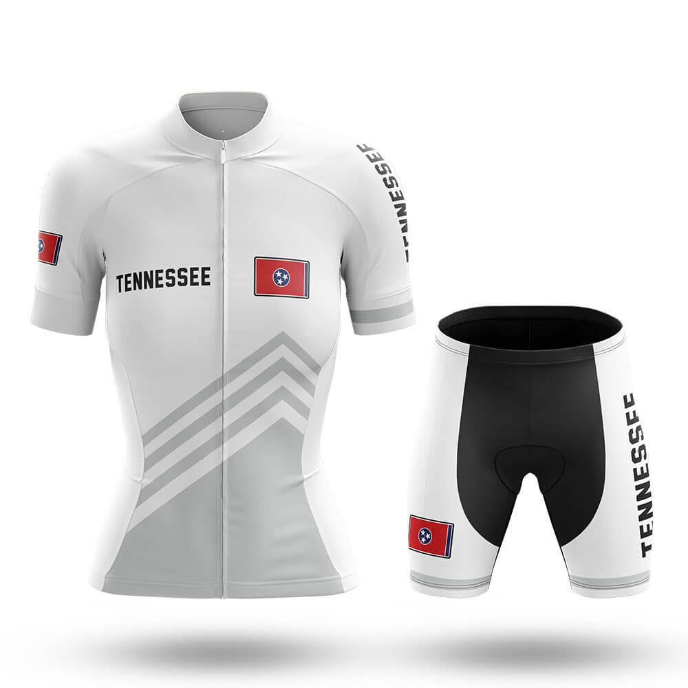 Tennessee S4 White - Women - Cycling Kit-Full Set-Global Cycling Gear