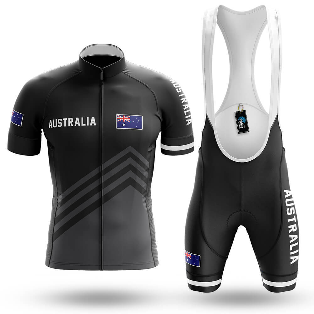 Australia S5 Black - Men's Cycling Kit-Full Set-Global Cycling Gear