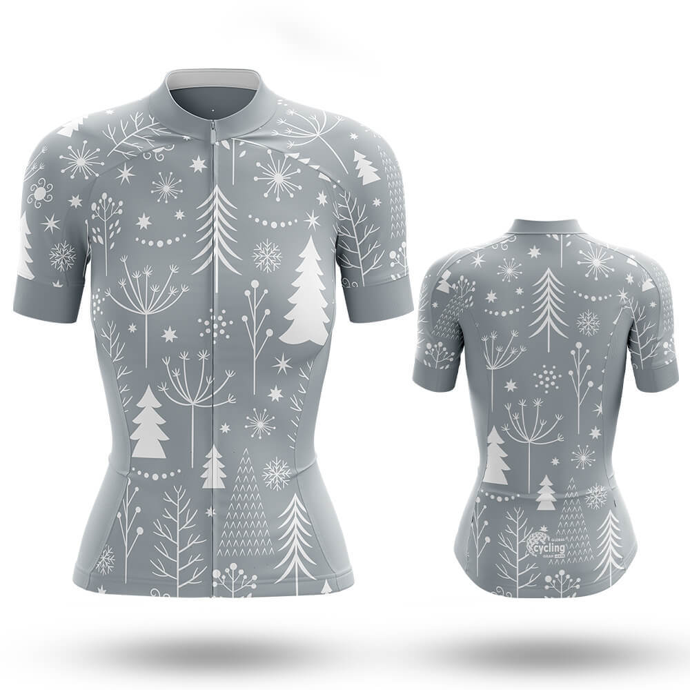 Christmas Pine - Women's Cycling Kit-Short Sleeve Jersey-Global Cycling Gear