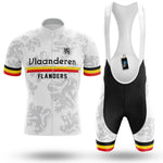 Vlaanderen (Flanders) - White - Men's Cycling Kit-Full Set-Global Cycling Gear