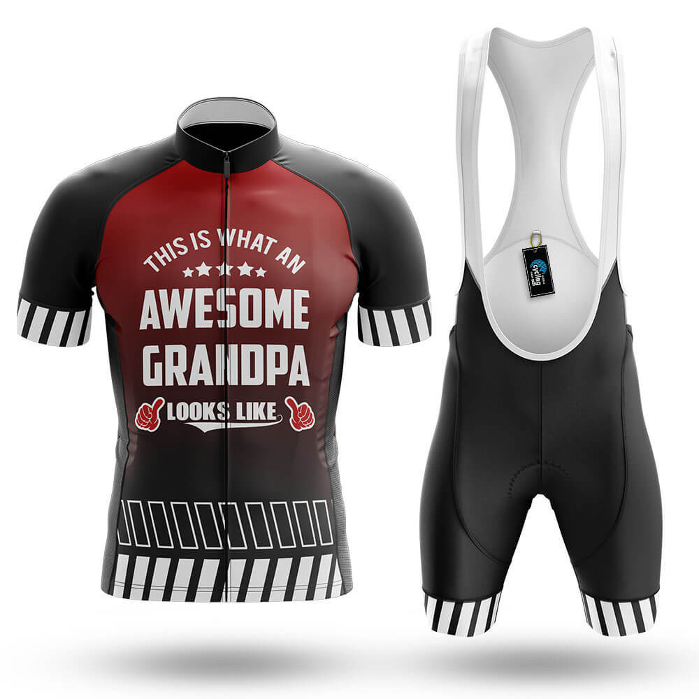 Awesome Grandpa V7 - Men's Cycling Kit-Full Set-Global Cycling Gear