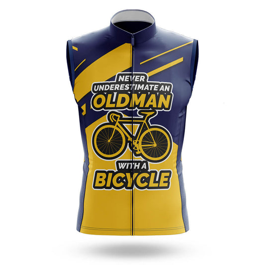 Old Man - Men's Sleeveless Jersey-S-Global Cycling Gear