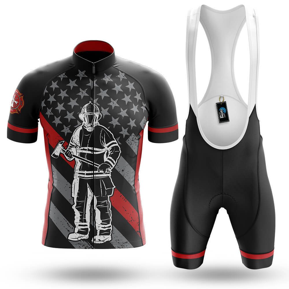 Thin Red Line V3 - Men's Cycling Kit-Full Set-Global Cycling Gear