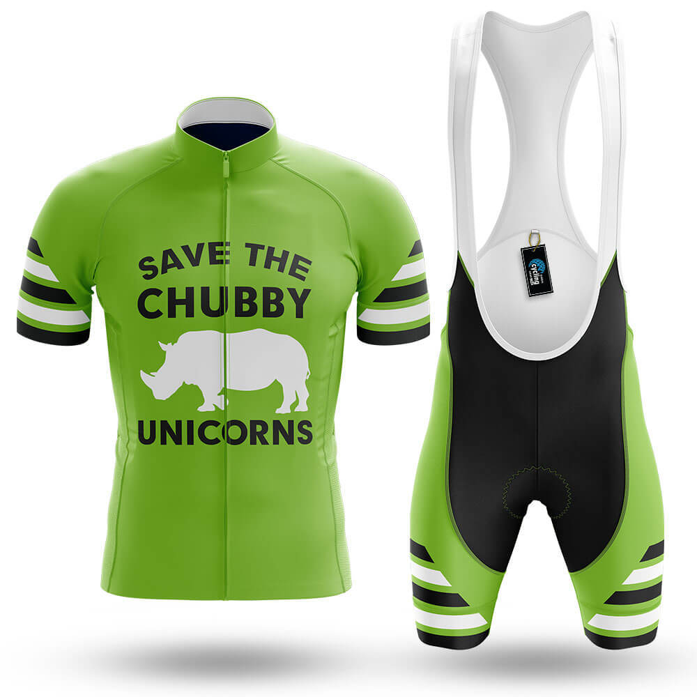 The Chubby Unicorn V6 - Green - Men's Cycling Kit-Full Set-Global Cycling Gear