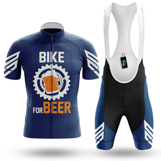 Bike For Beer V3 - Navy - Men's Cycling Kit-Full Set-Global Cycling Gear