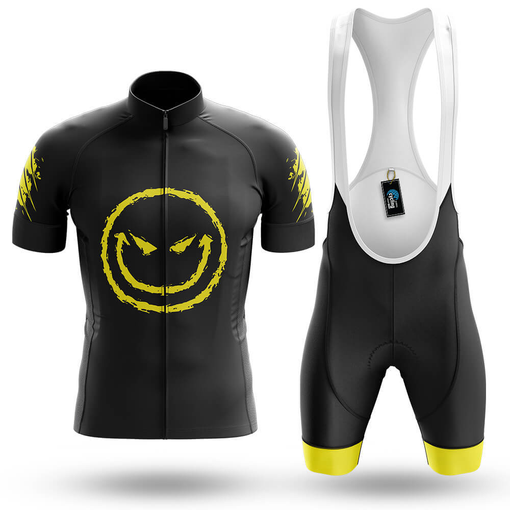 Evil Smile Face - Men's Cycling Kit-Full Set-Global Cycling Gear