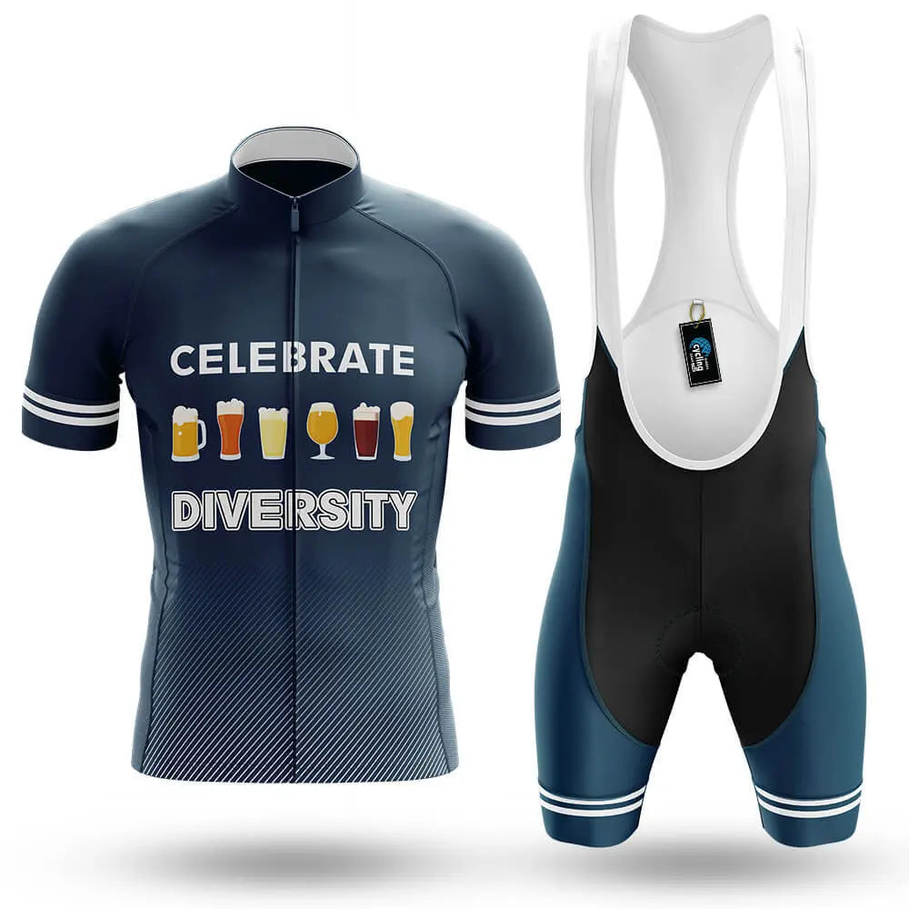 Celebrate Diversity - Men's Cycling Kit-Full Set-Global Cycling Gear