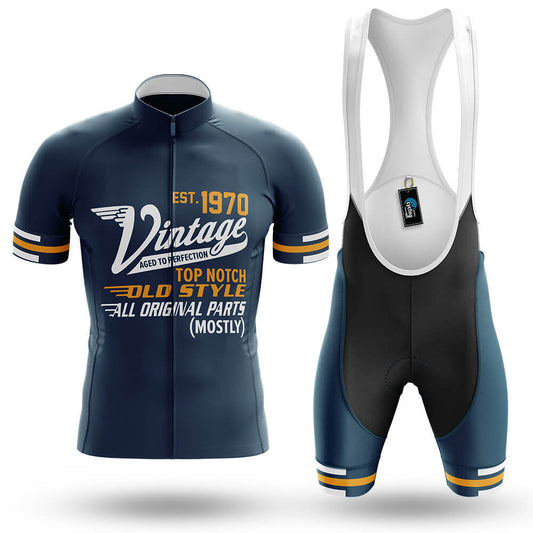 Retro Custom Year Vintage V7 - Men's Cycling Kit-Full Set-Global Cycling Gear