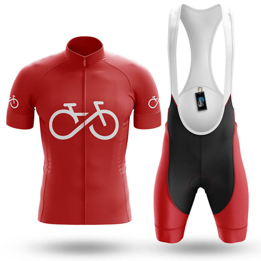 Bike Forever - Red - Men's Cycling Kit-Full Set-Global Cycling Gear