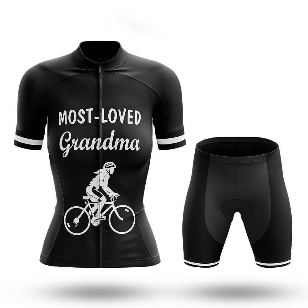 Most Loved Grandma - Women's Cycling Kit-Full Set-Global Cycling Gear