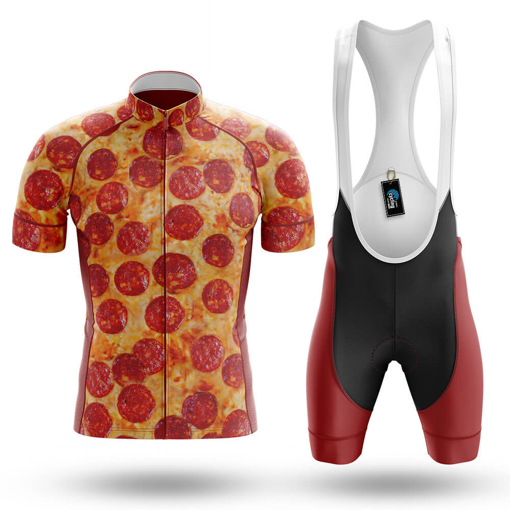 Pepperoni Pizza - Men's Cycling Kit-Full Set-Global Cycling Gear