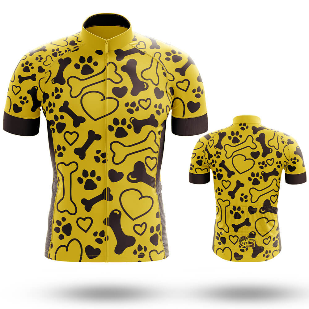 Dog Lover V2 - Men's Cycling Kit-Short Sleeve Jersey-Global Cycling Gear