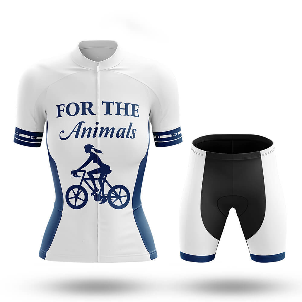 For The Animals - Women's Cycling Kit-Full Set-Global Cycling Gear
