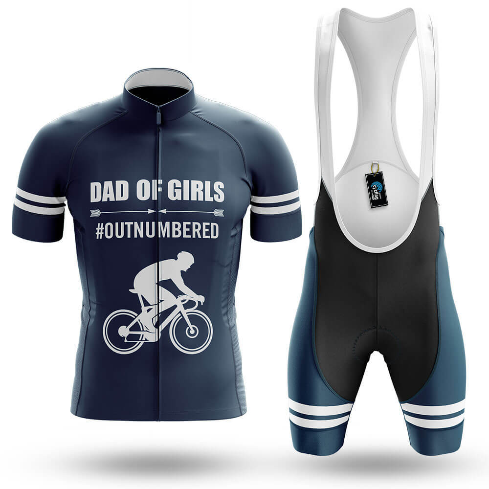 Dad Of Girls - Men's Cycling Kit-Full Set-Global Cycling Gear